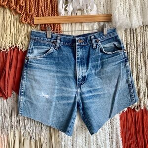 WRANGLER Blue Denim Men's Shorts